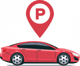 Illustration of a red car